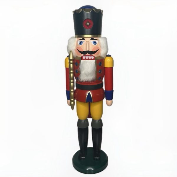 Nussknacker - König - 50cm - Rot
