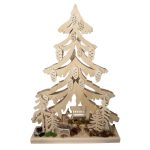 Schwibbogen - Tanne klein - Rehkitz - 44cm