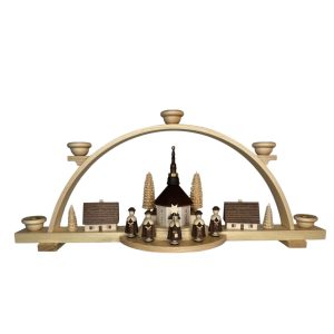 Schwibbogen - Kurrende - Natur - 47 cm Breit