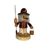 Räuchermann - Angler - 19 cm hoch