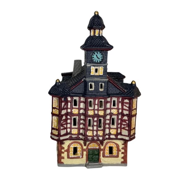 Porzellan Lichterhaus - Rathaus Heppenheim - 22cm