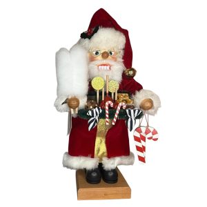 Nussknacker - Weihnachtsmann mit Süẞwaren - 46 cm hoch