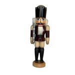 Nussknacker - König Aubergine lasiert , 29 cm